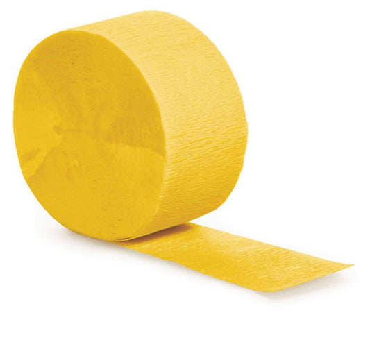 Yellow Streamers for Fringe Backdrops