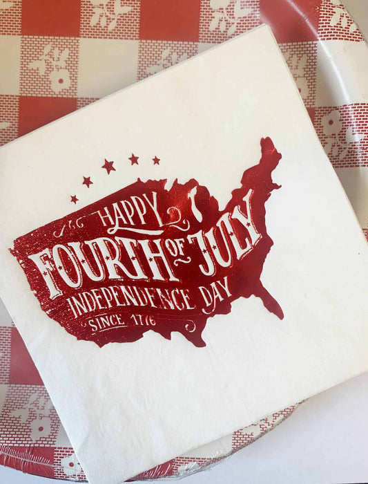 4th of July Cocktail Napkins