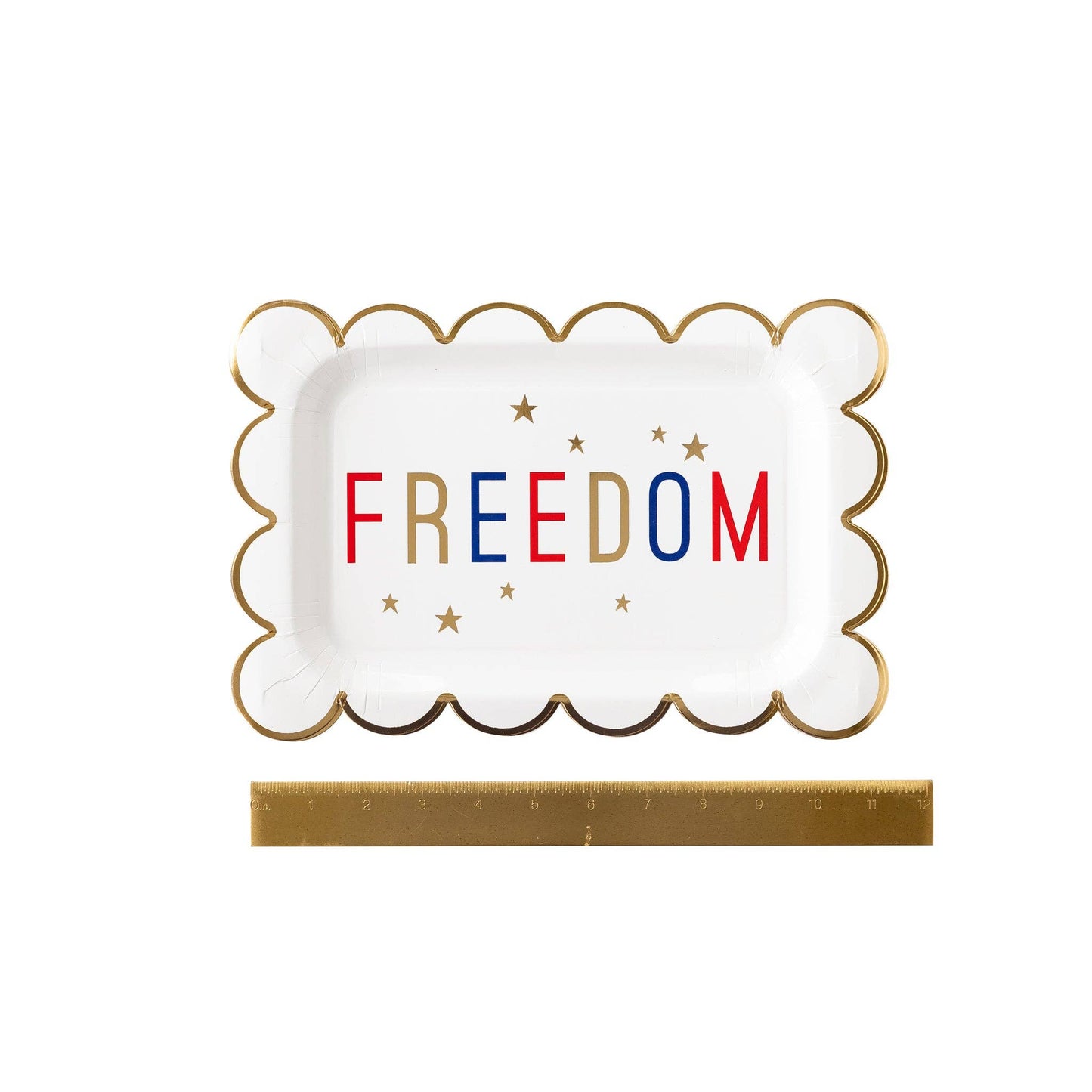 Freedom Scalloped Plate