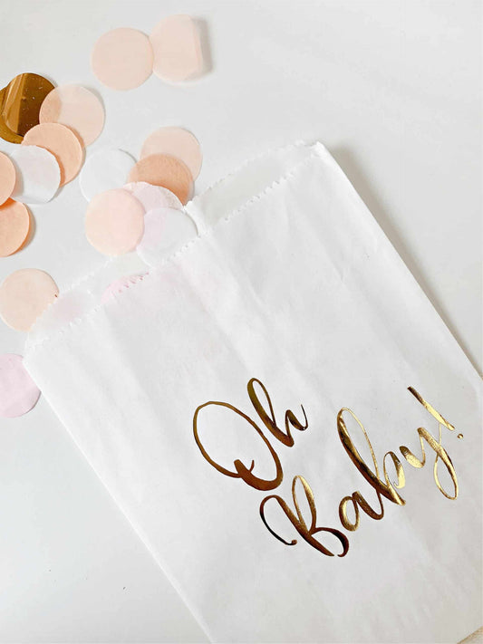 Oh Baby Shower Favor & Treat Bags