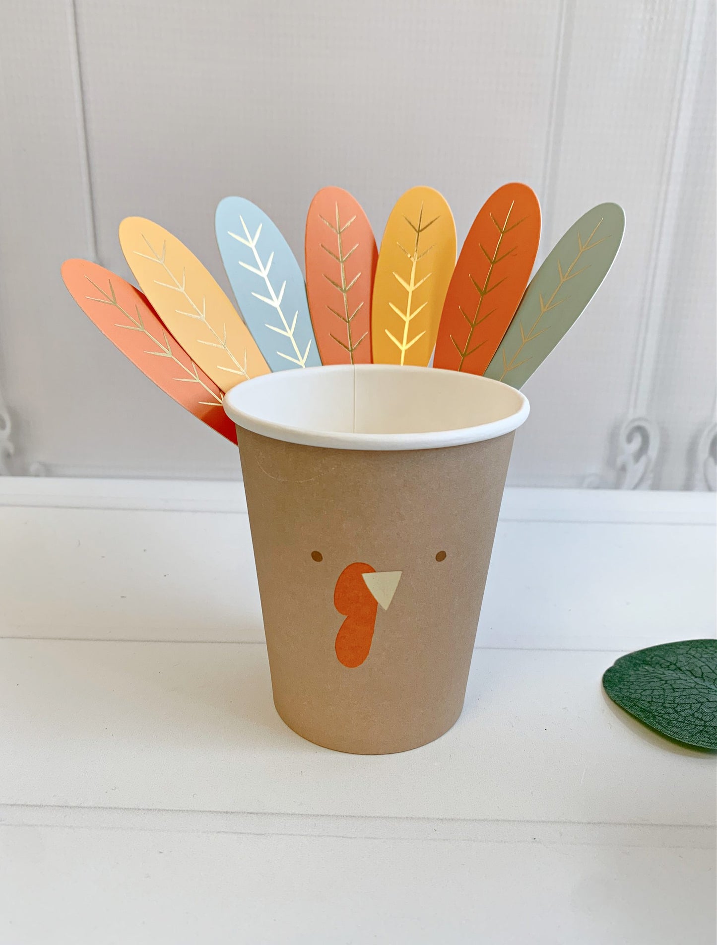 Turkey Cups with Feathers to Add