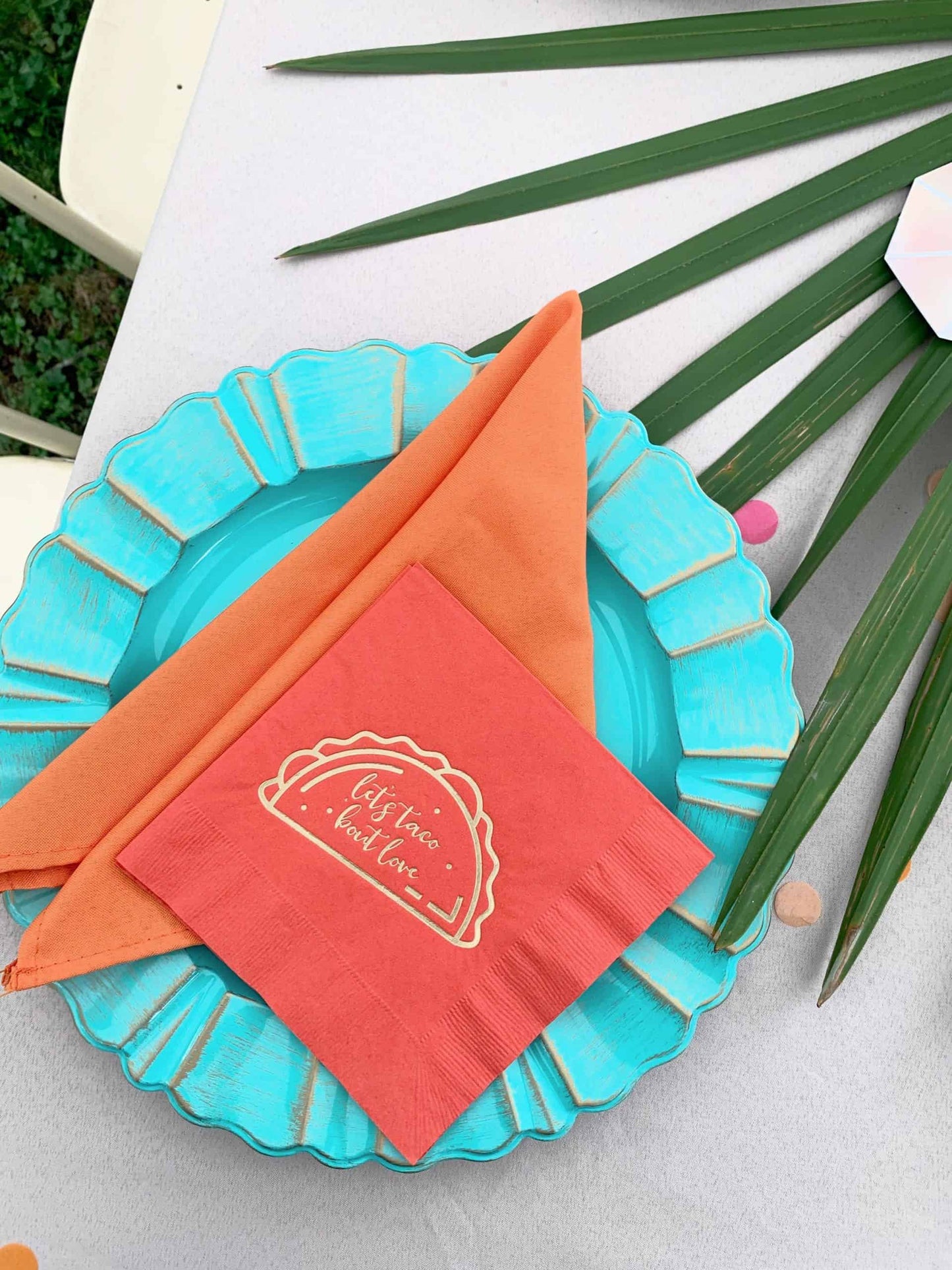 Teal Chargers - Fiesta Party