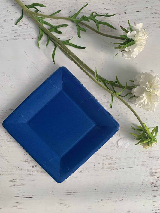 Navy Paper Dessert Plates
