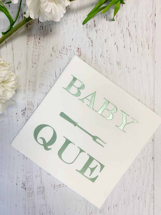 Baby Que Beverage Napkins