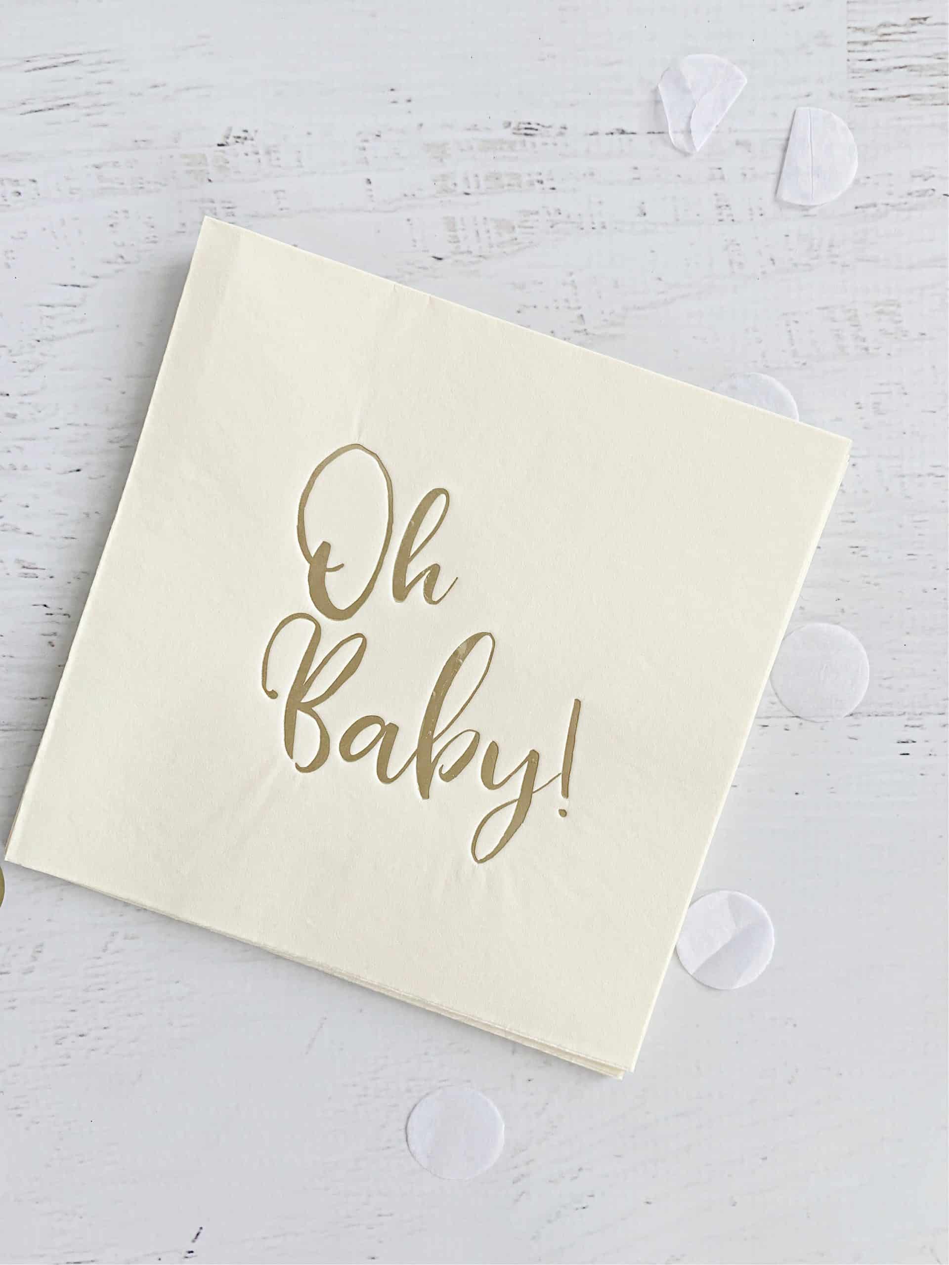 EnFete Oh Baby Napkins