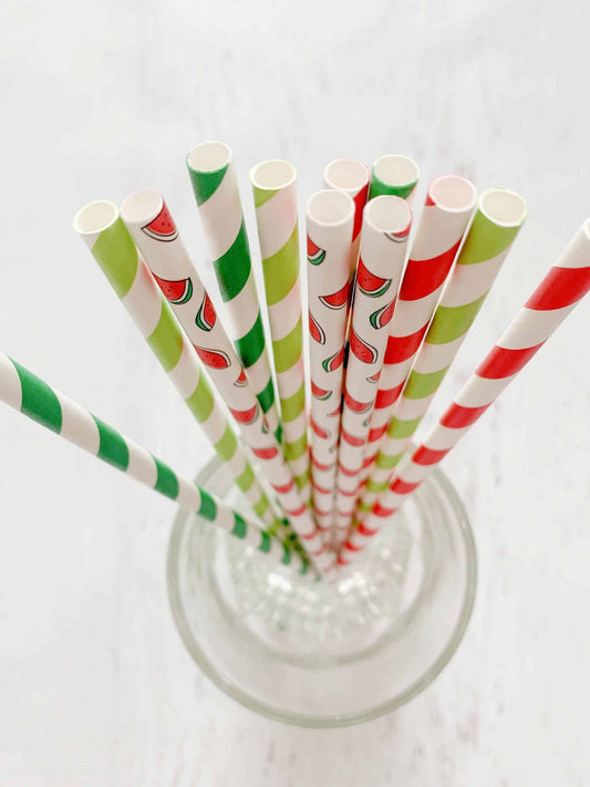 Watermelon Straws