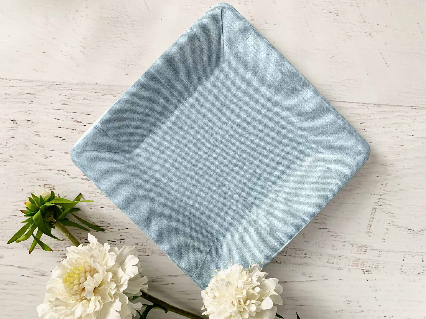Baby Blue Paper Dessert Plates