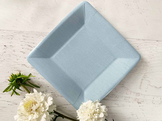 Baby Blue Paper Dessert Plates