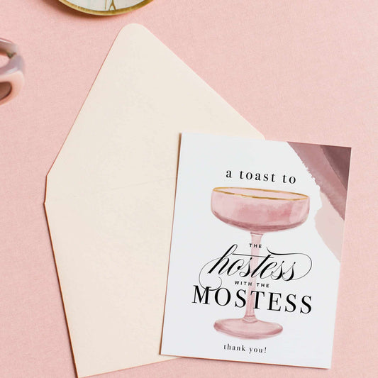 Hostess Thank You Card