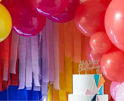 Lavender Streamers for Fringe Backdrops