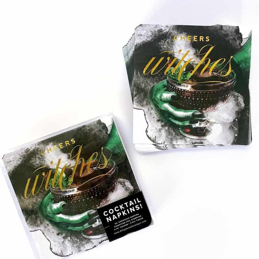 Cheers Witches Halloween Cocktail Napkins