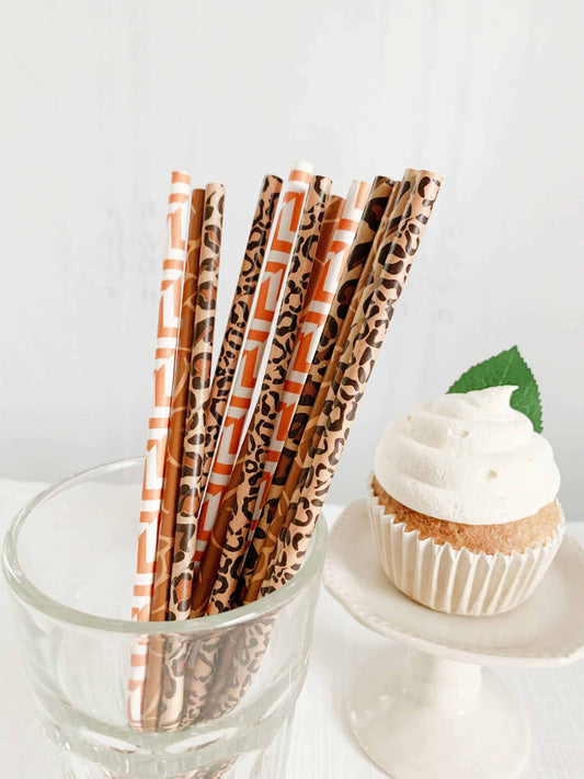 Safari Straws | Set of 12
