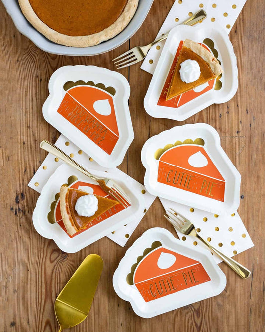 Cutie Pie - Thanksgiving Plates