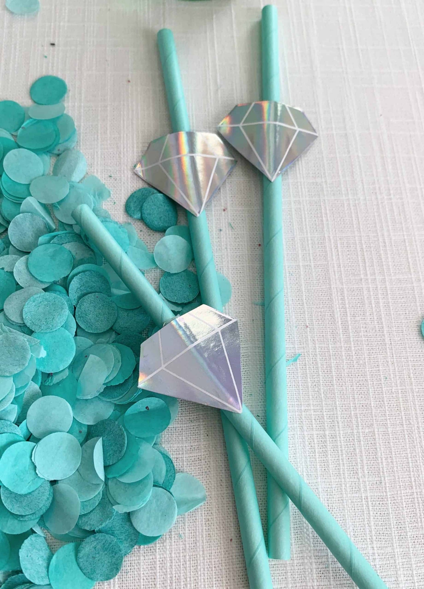 Disco Bachelorette Straws