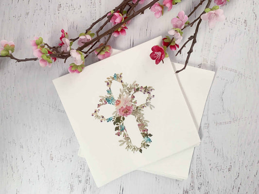 Cross Luncheon Napkins - Easter Communion Christening
