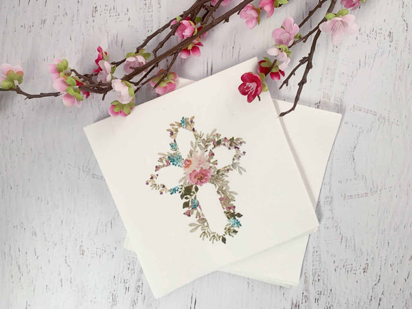 Cross Luncheon Napkins - Easter Communion Christening
