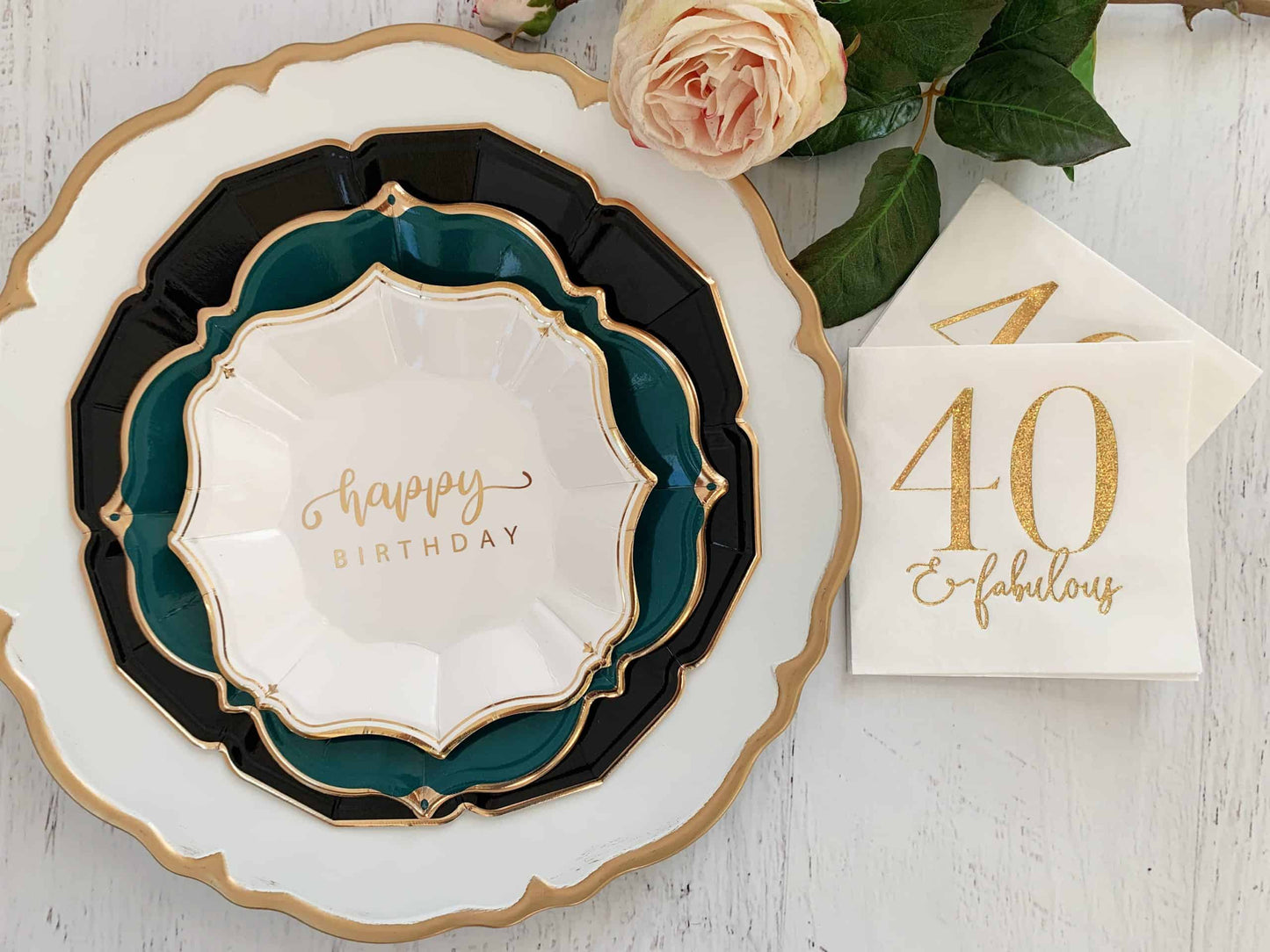 Soft White Charger Plates