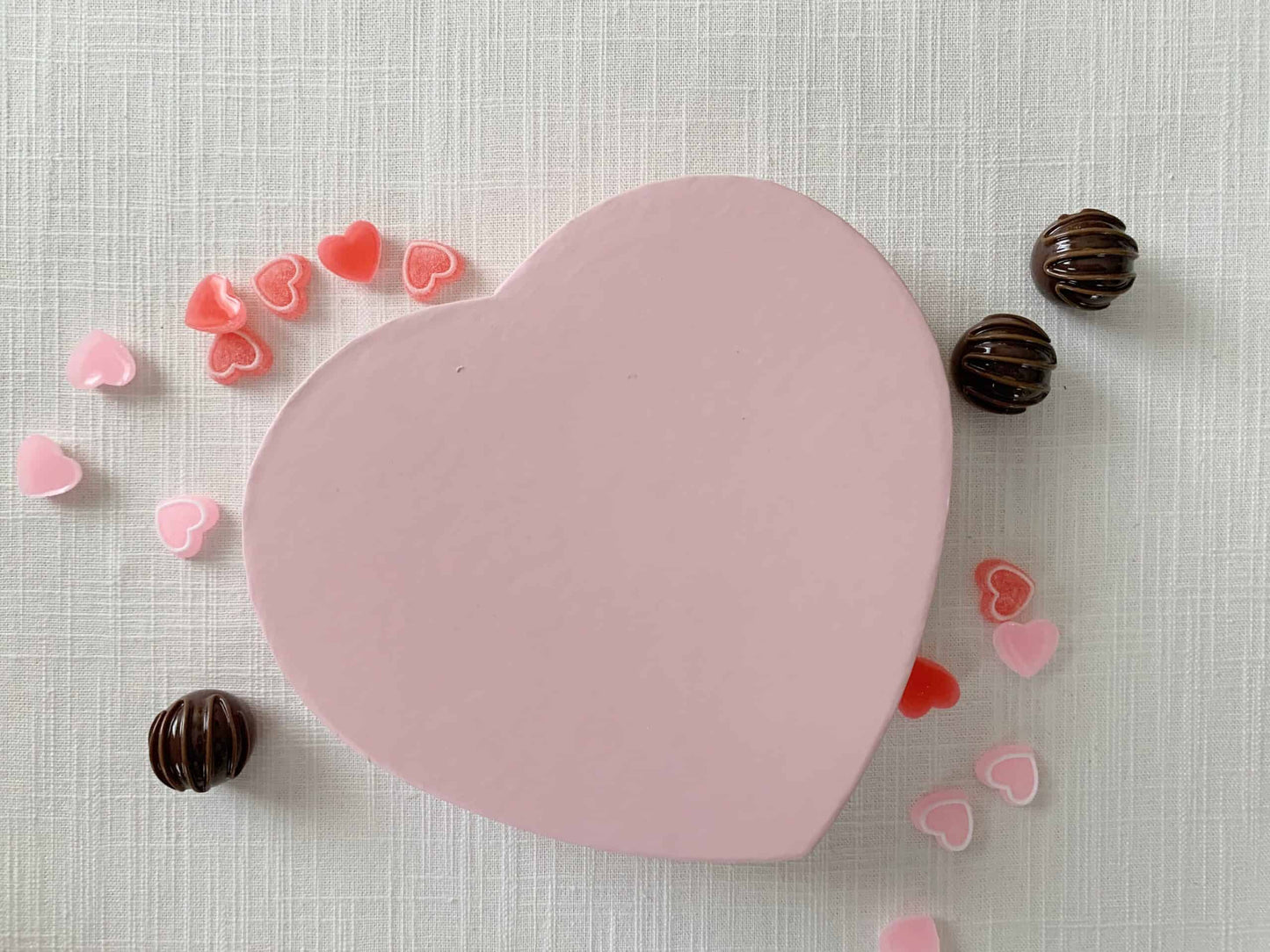 Pink Heart Candy Box