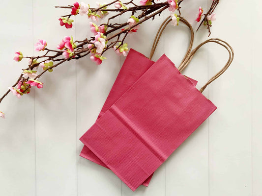 Cherry Blossom Pink Favor Bags
