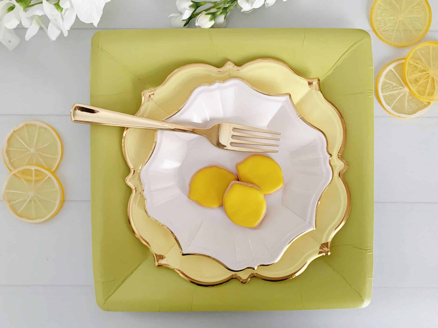 Green Dinner Plates