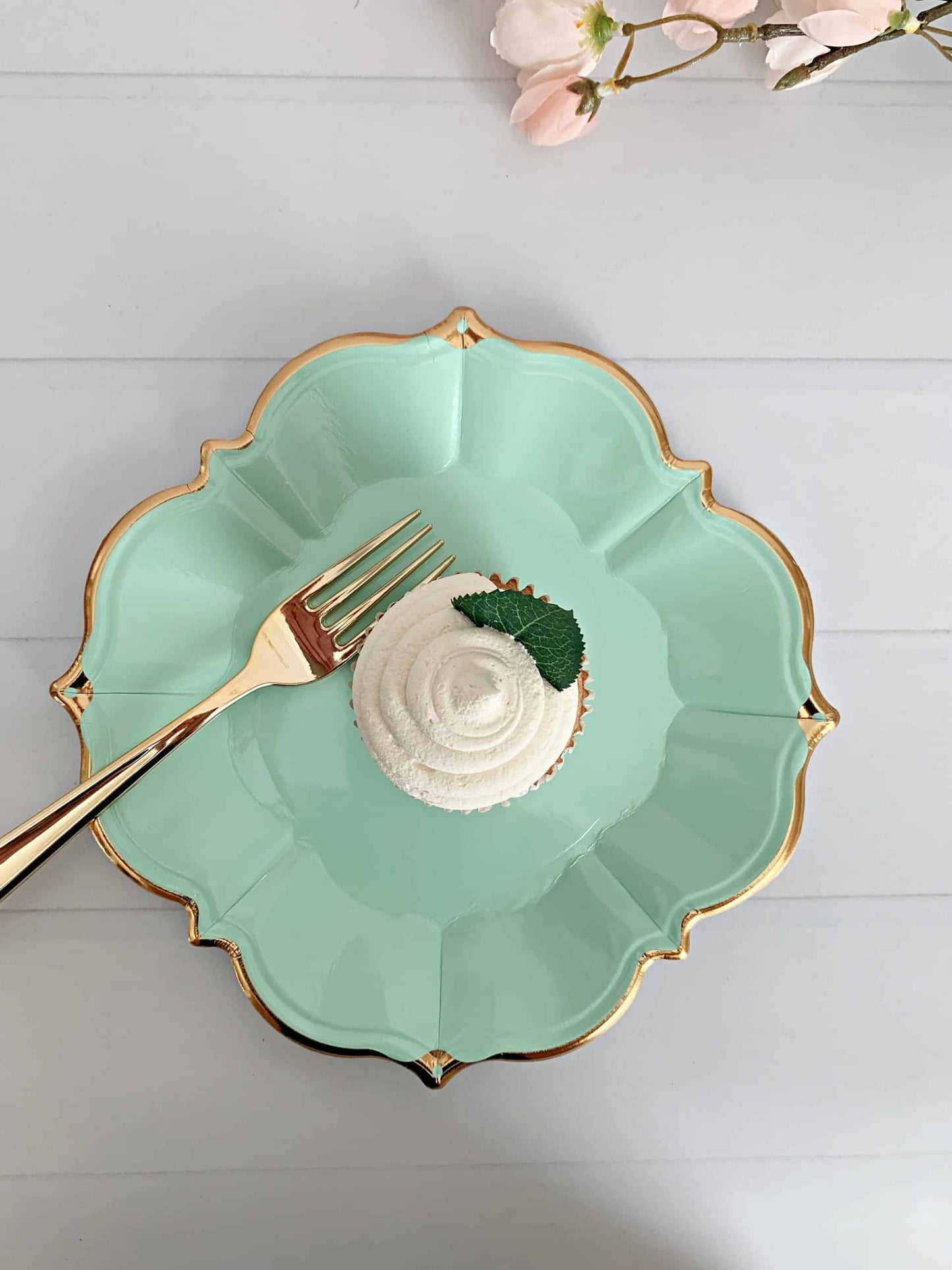 Mint Green Luncheon Plates