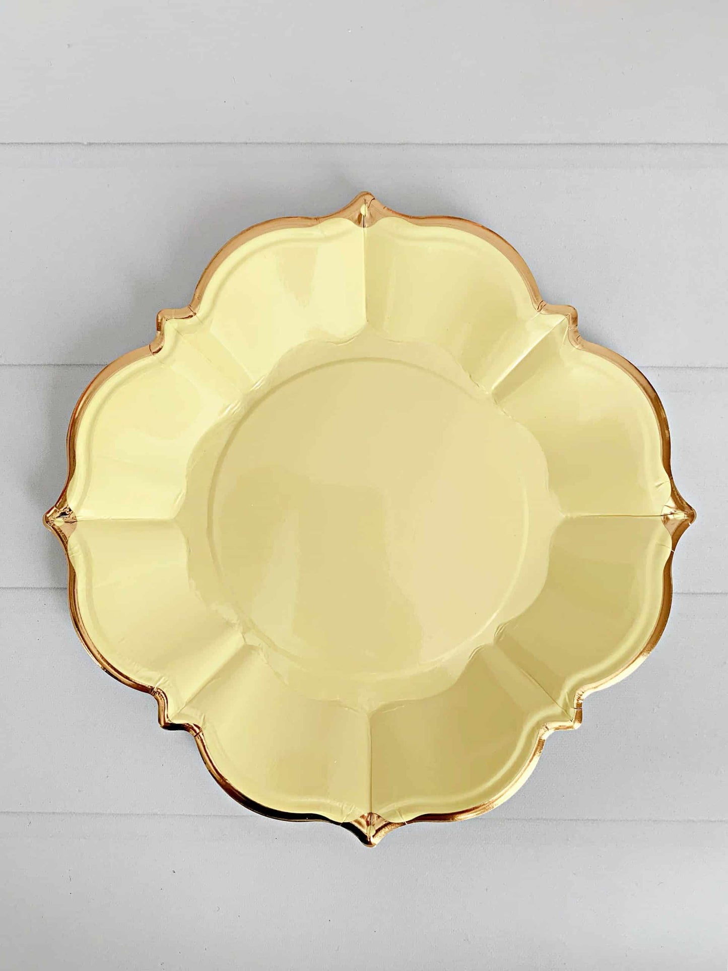 Yellow Luncheon Plates