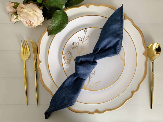 Denim Colored Cloth Napkin