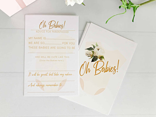 Oh Babies Advice Cards