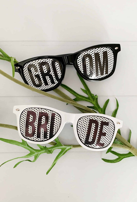 Bride and Groom Glasses