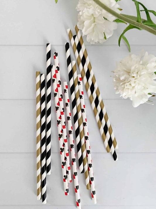 Alice in Wonderland Straws