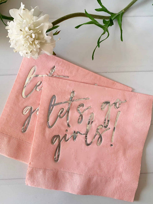 Let's Go Girls Disco Luncheon Napkins