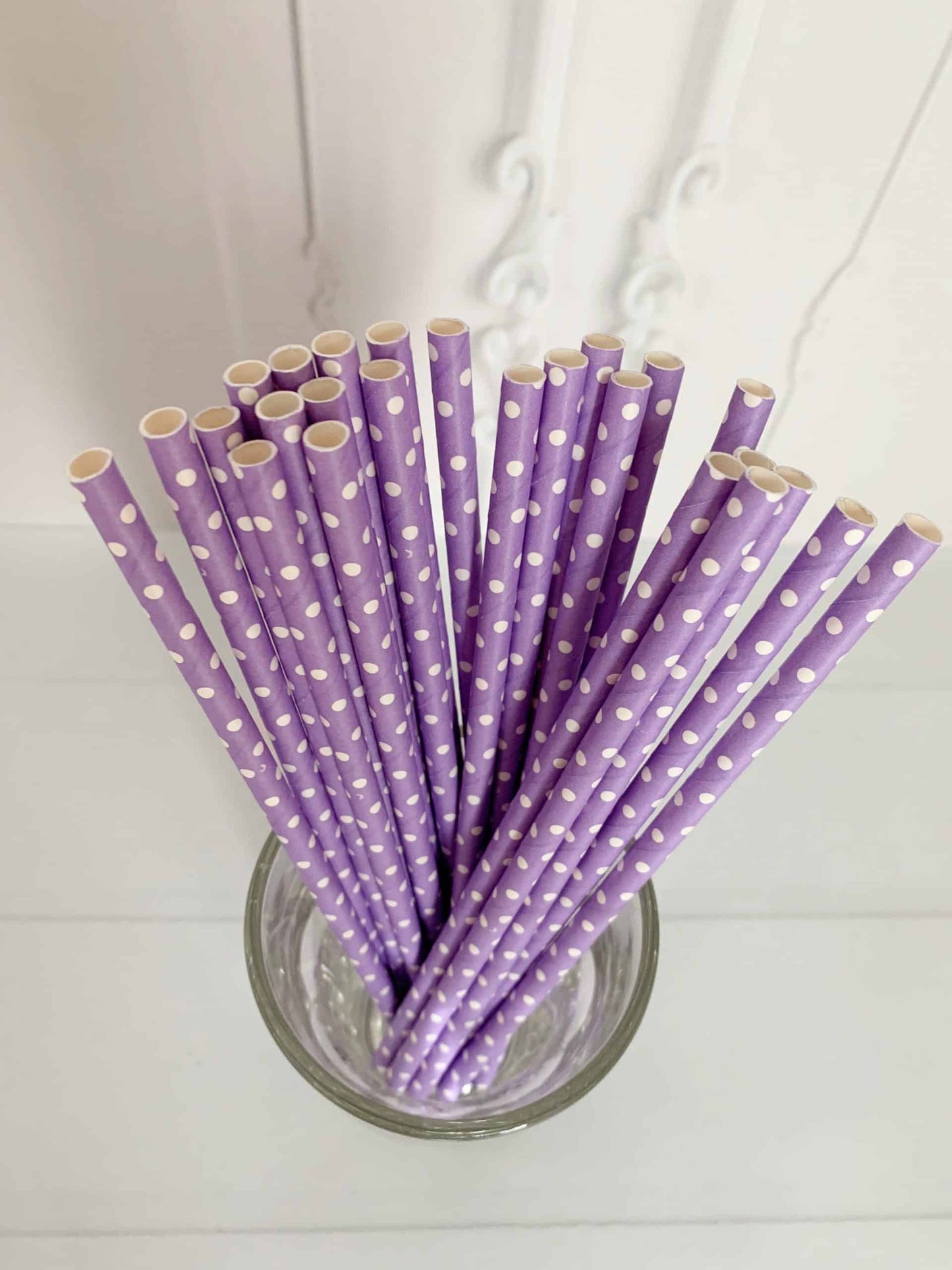 Lilac Purple Straws