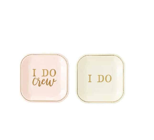 I Do Crew Plates