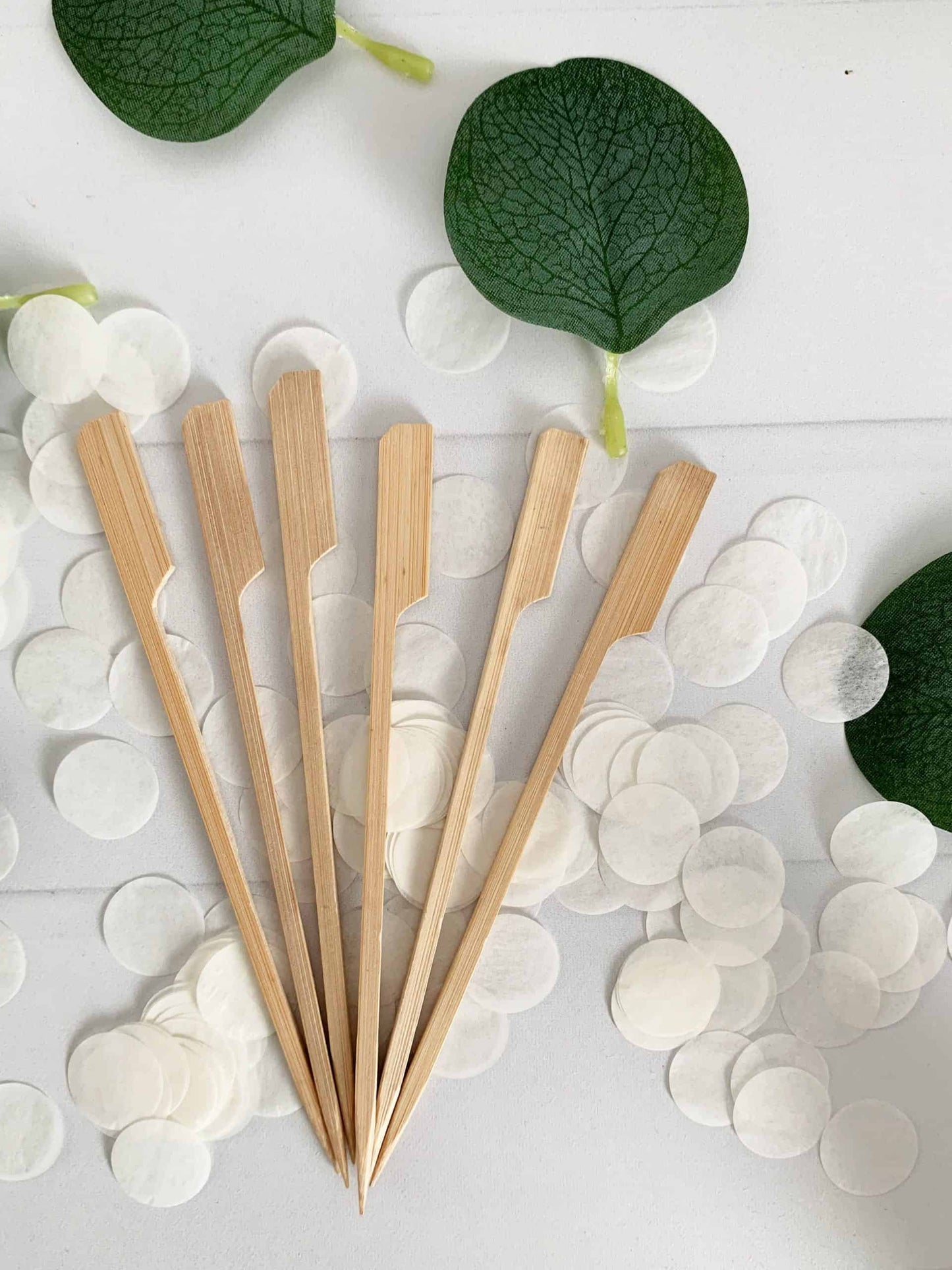 Charcuterie Picks - Bamboo Paddle Set of 25