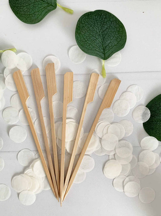 Charcuterie Picks - Bamboo Paddle Set of 25