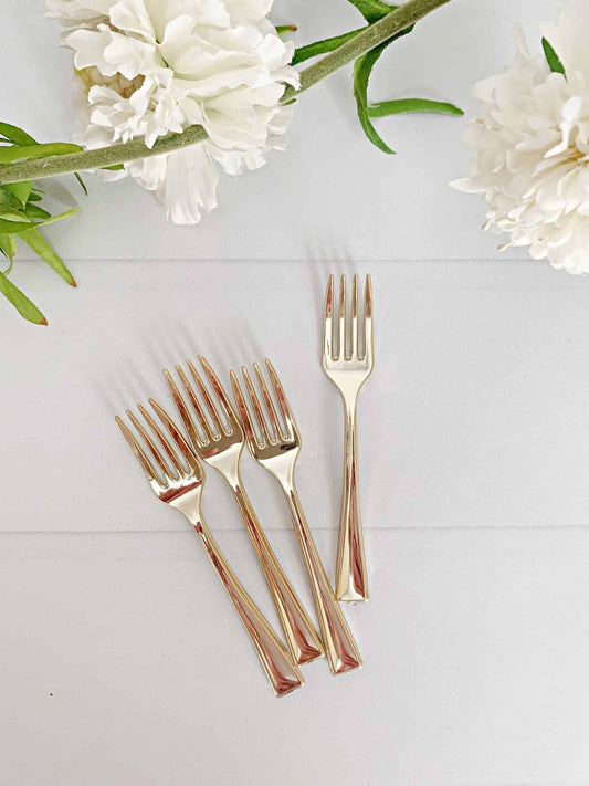 Charcuterie Mini Gold Forks