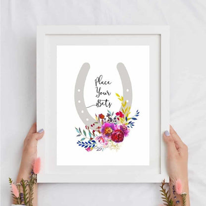 Get ready for the excitement of the Kentucky Derby with our Place Your Bets printable cards and sign! Create a thrilling atmosphere as guests pick their favorites. Download now for a fun-filled Derby party experience!