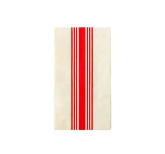 Farmhouse Red Ticking Dinner Napkin