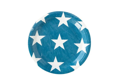 Blue Star Paper Plates