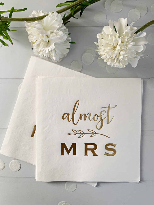 Almost Mrs. Luncheon Napkins