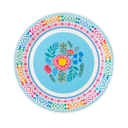 Boho Fiesta Paper Plates- Medium