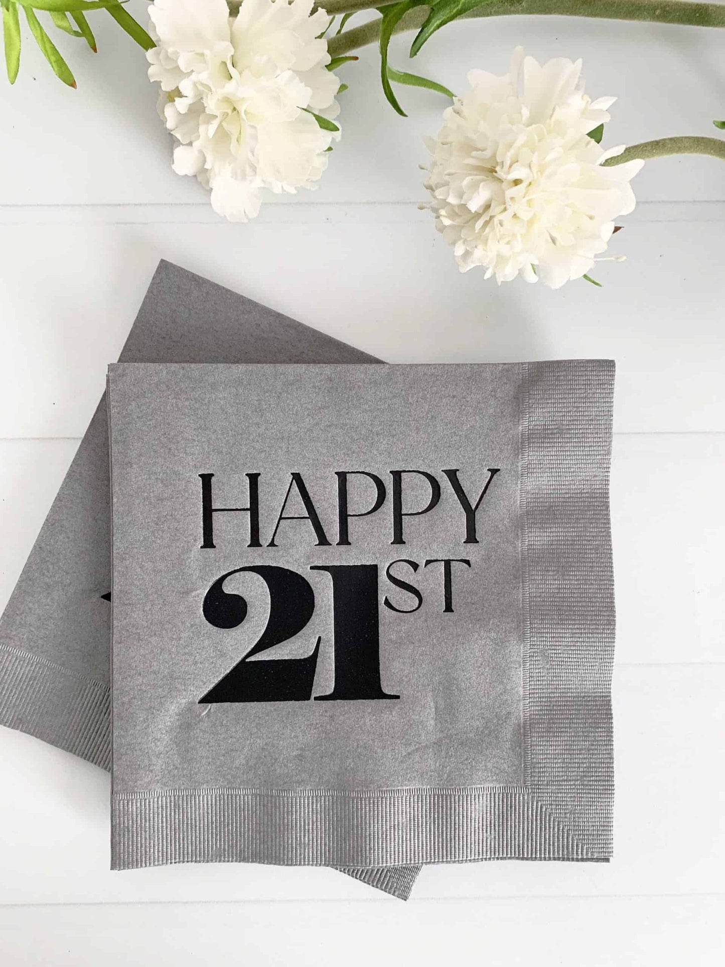Happy 21st Birthday Napkins