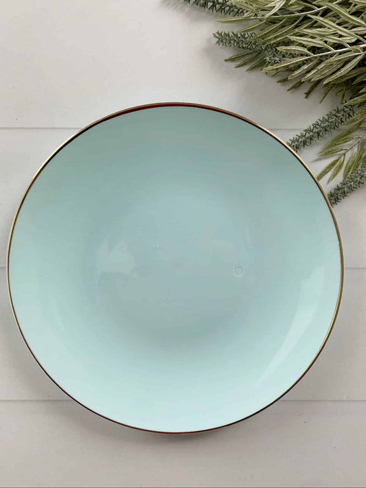 Pale Green Dessert Plates - Plastic