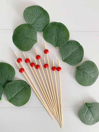 Charcuterie Picks - Red Ball Top
