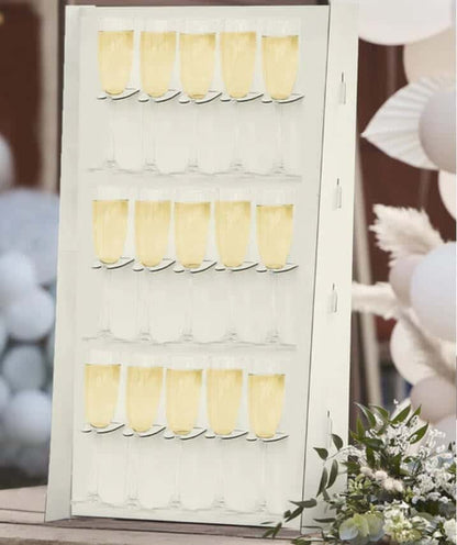 Wooden Champagne Wall