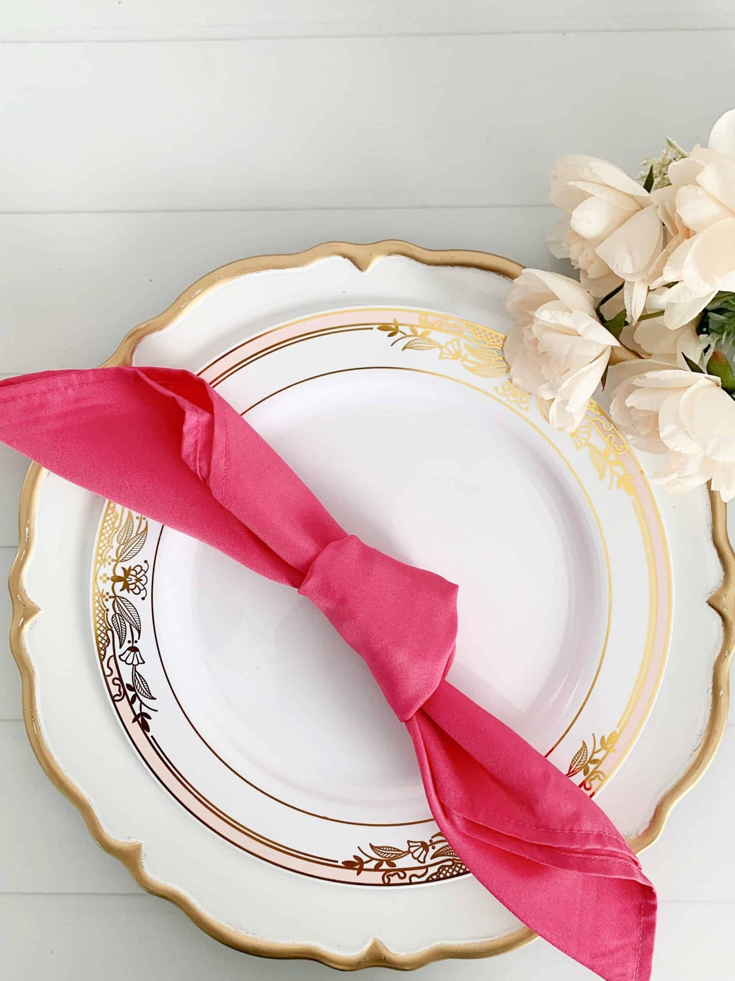 Fuchsia / Hot Pink Cloth Dinner Napkin
