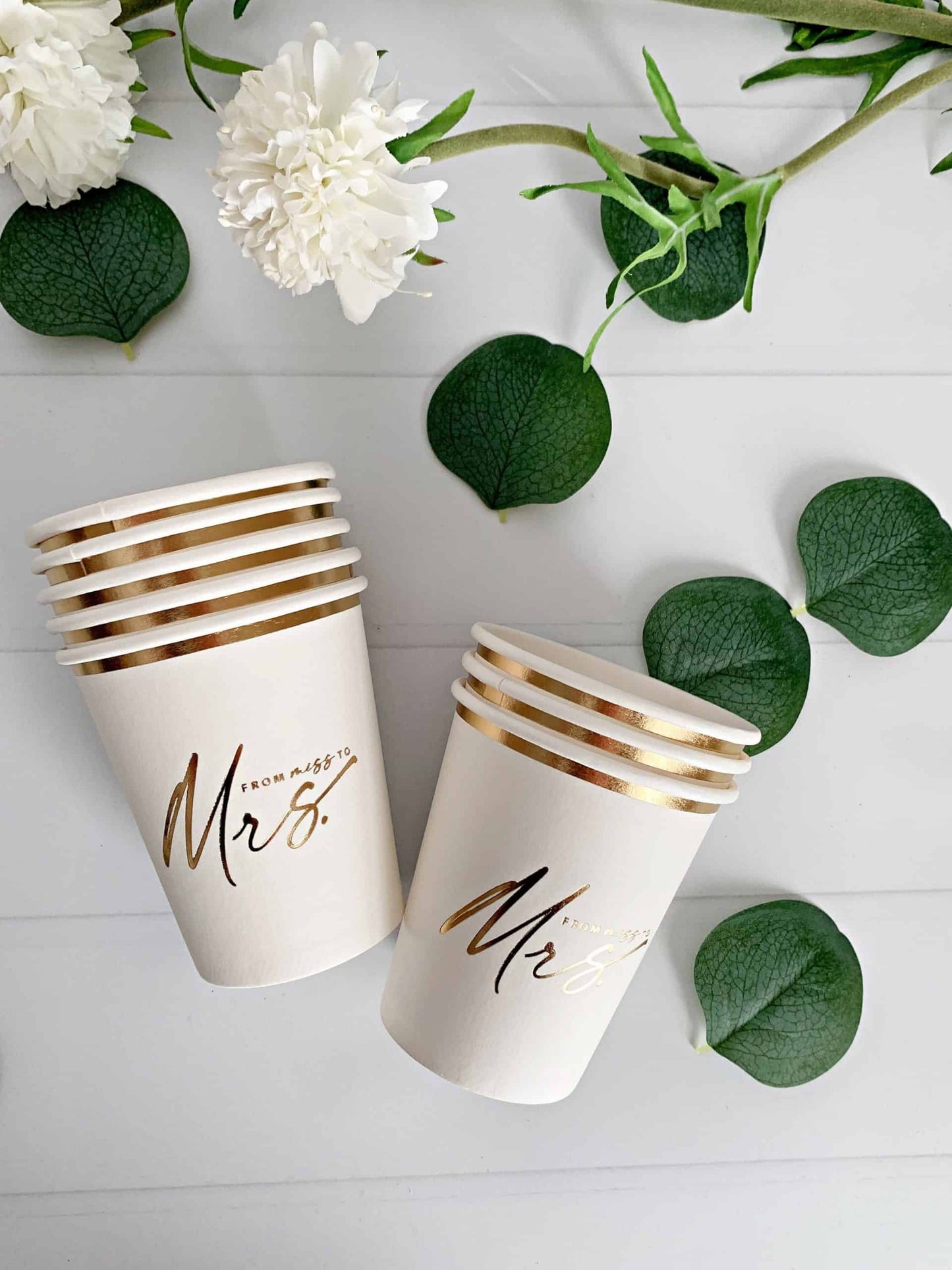 Miss to Mrs Bridal Shower Cups