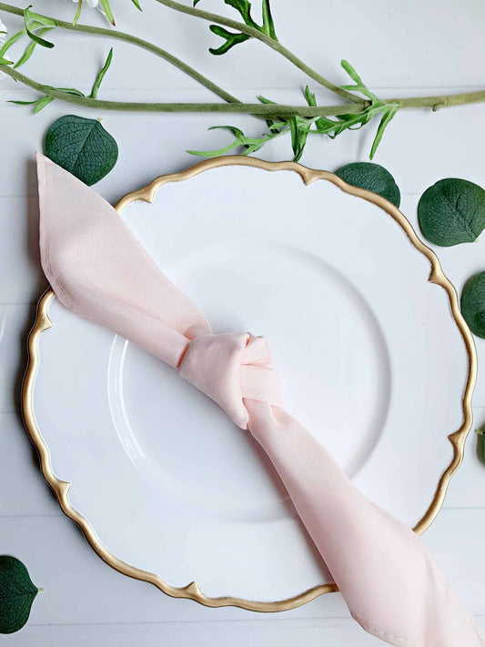 Blush Cloth Dinner Napkin 20 inch Size