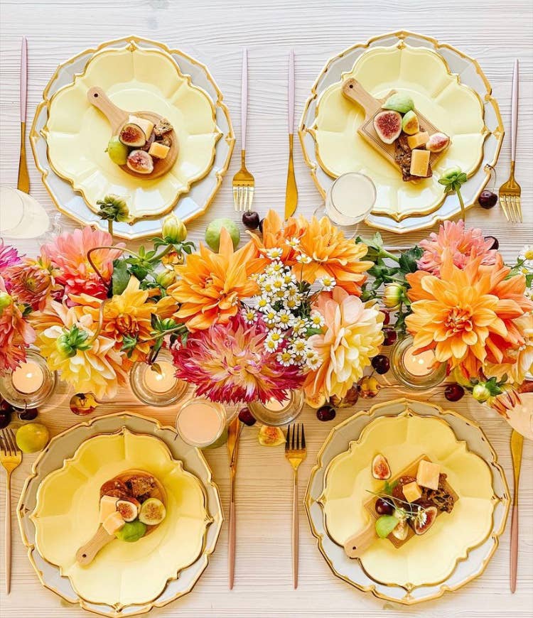 Yellow Dinner Plates