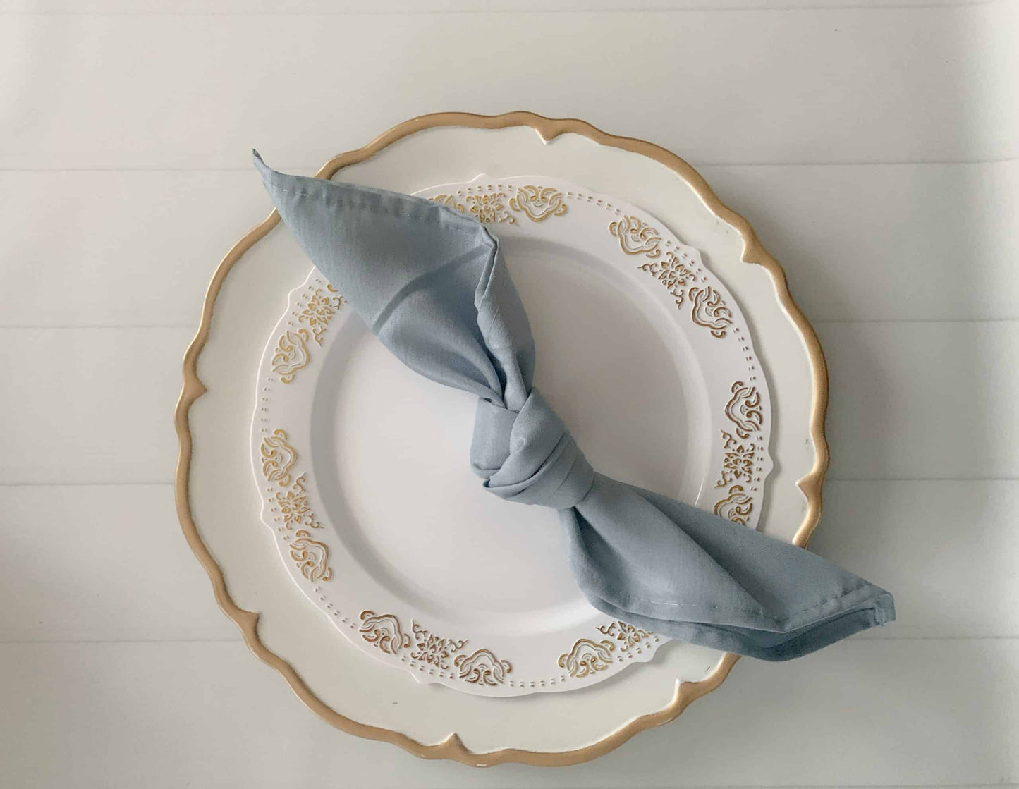 Steel Blue Cloth Dinner Napkin  - 20x20 inch size